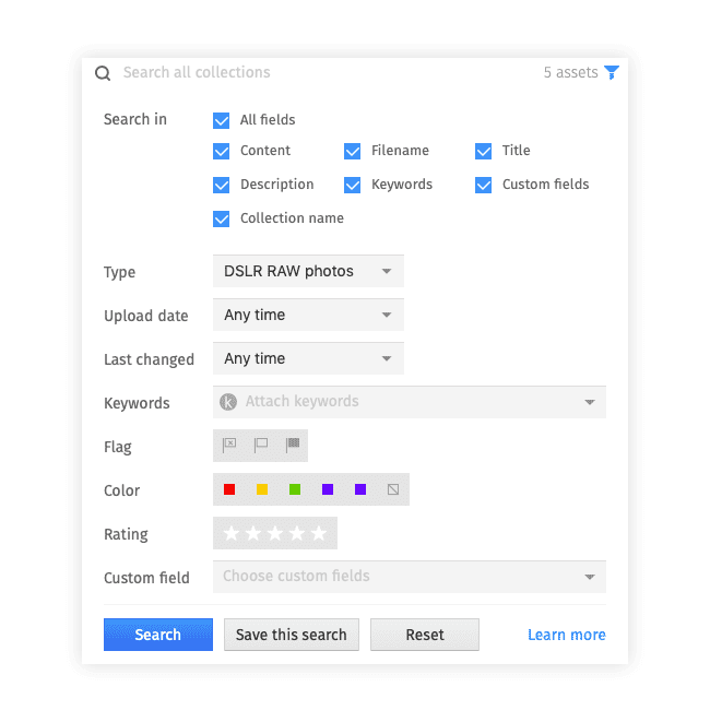 Google Drive asset labeling