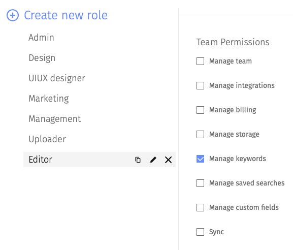 Editor's role