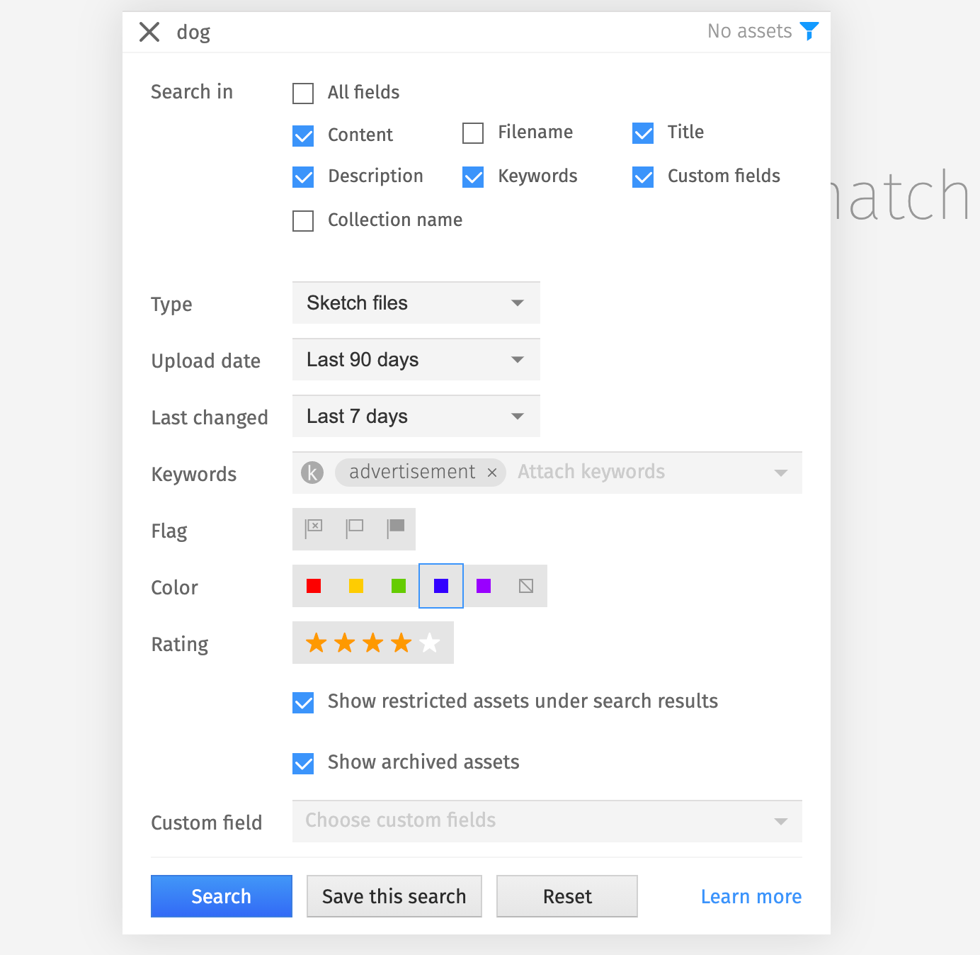 Search at Pics.io