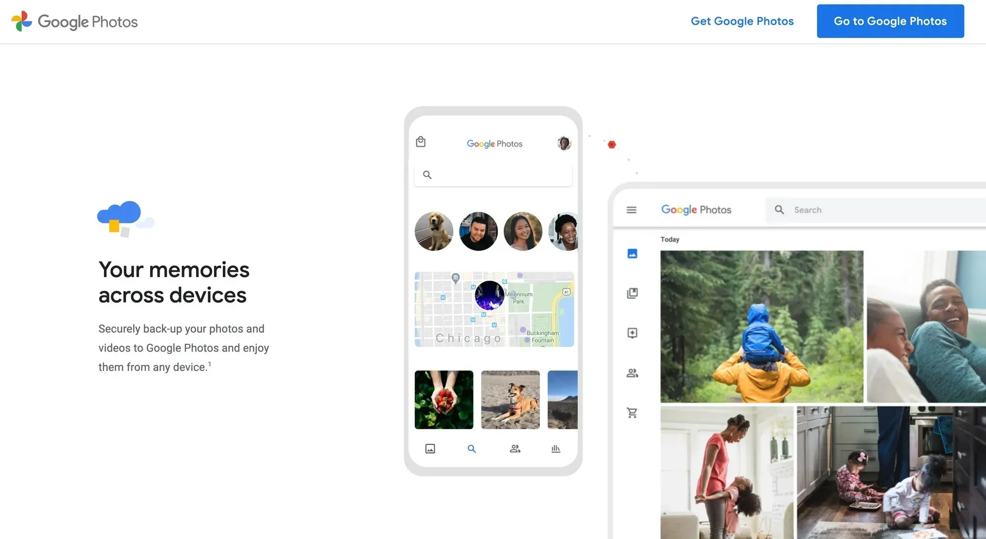 Google Photos interface