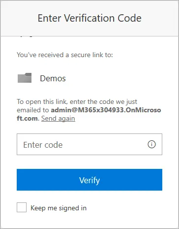 Enter Verification Code