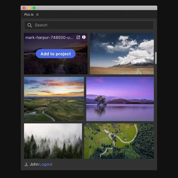 Pics.io video editor