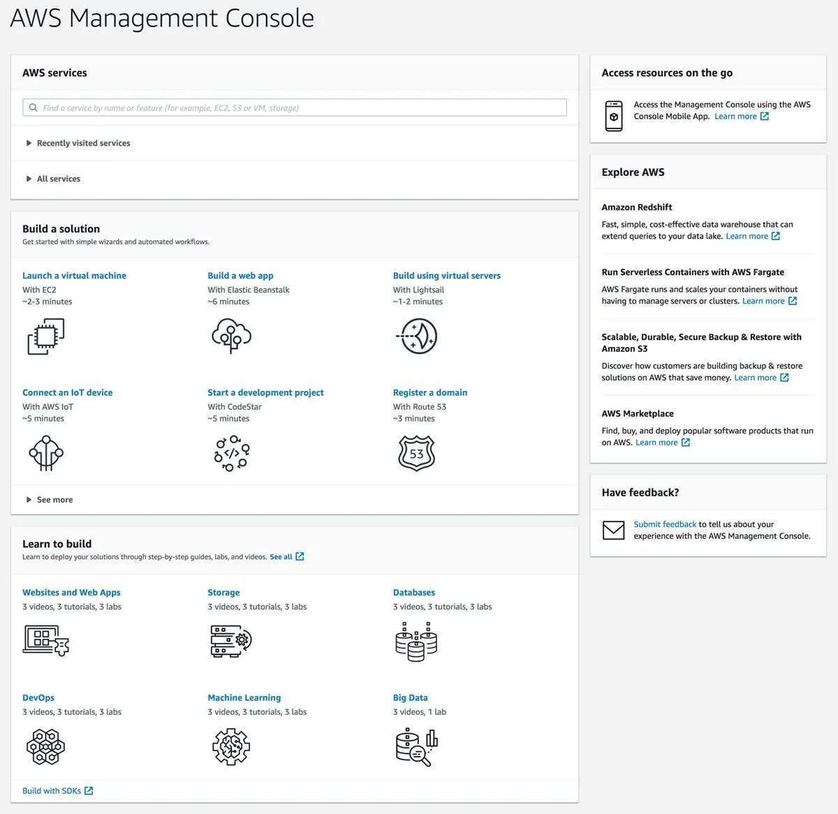 AWS Management Console