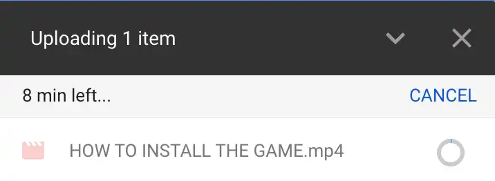 Install a game from Google Drive