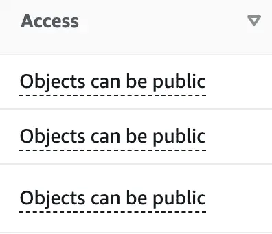 Check access to see whether your S3 bucket is public or private