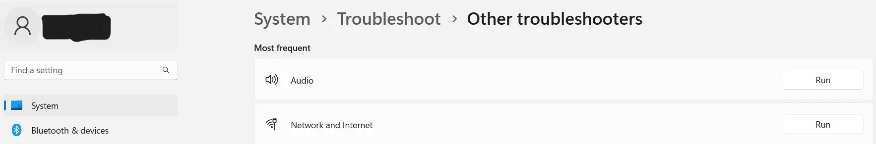 Network troubleshooter