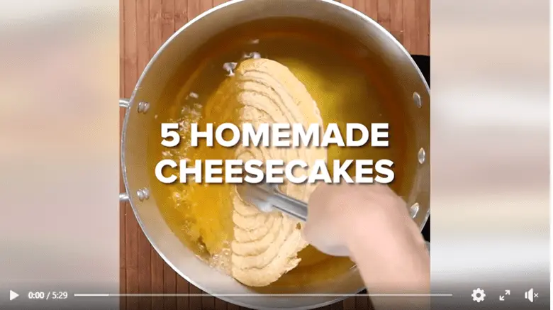 BuzzFeed Tasty: 5 homemade cheesecakes