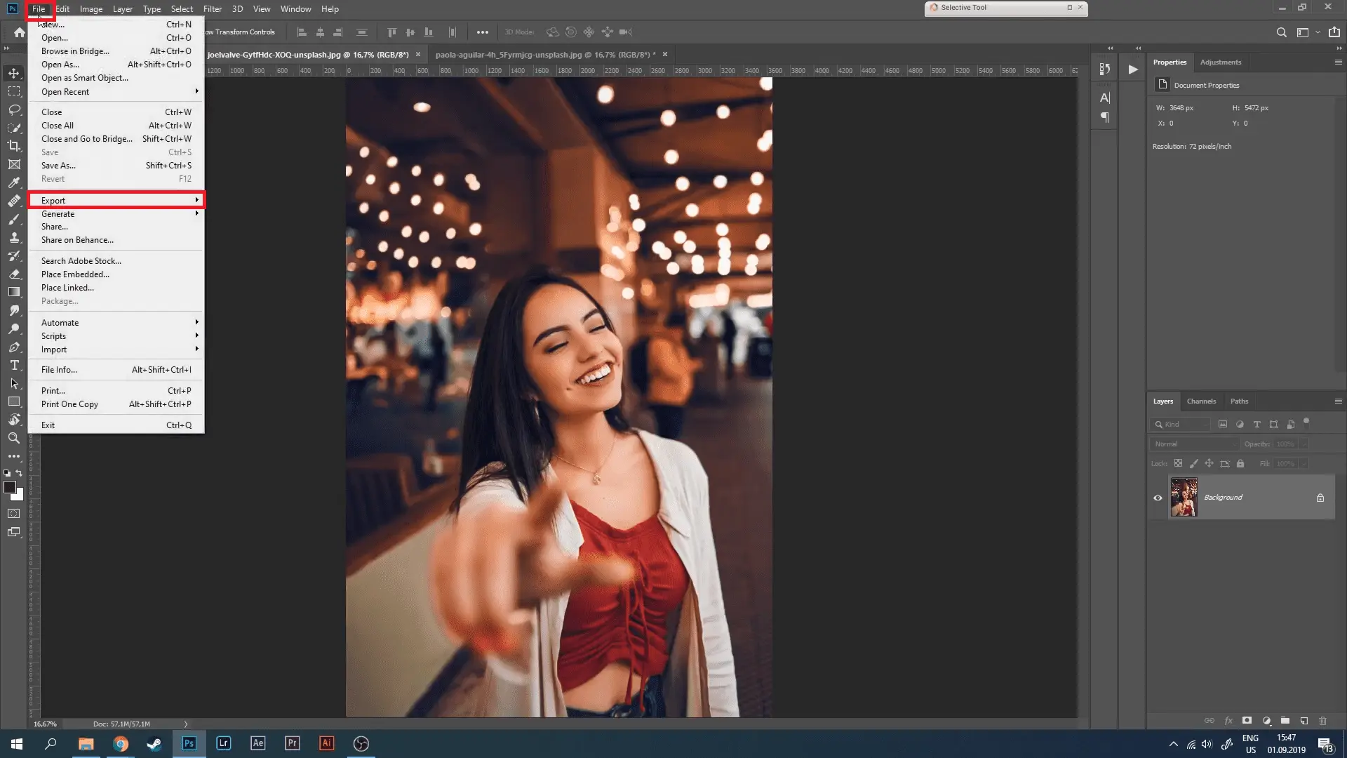 How to add metadata to photos in Adobe Photoshop