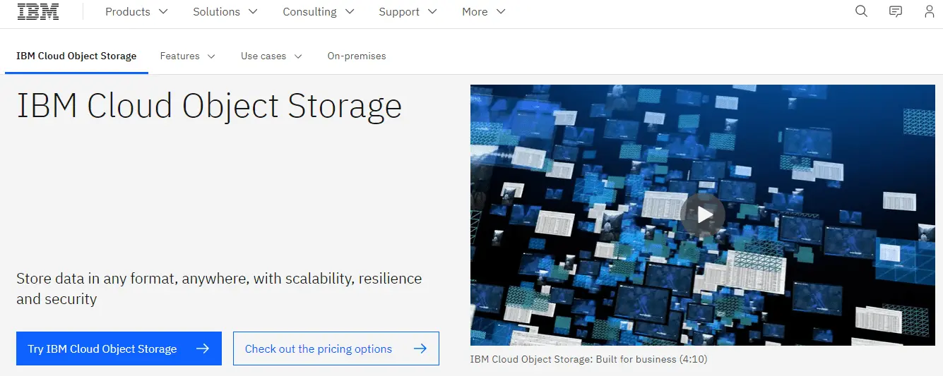 Amazon S3 Alternatives: IBM Cloud Object Storage