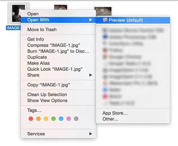 How to view image metadata on Mac OS