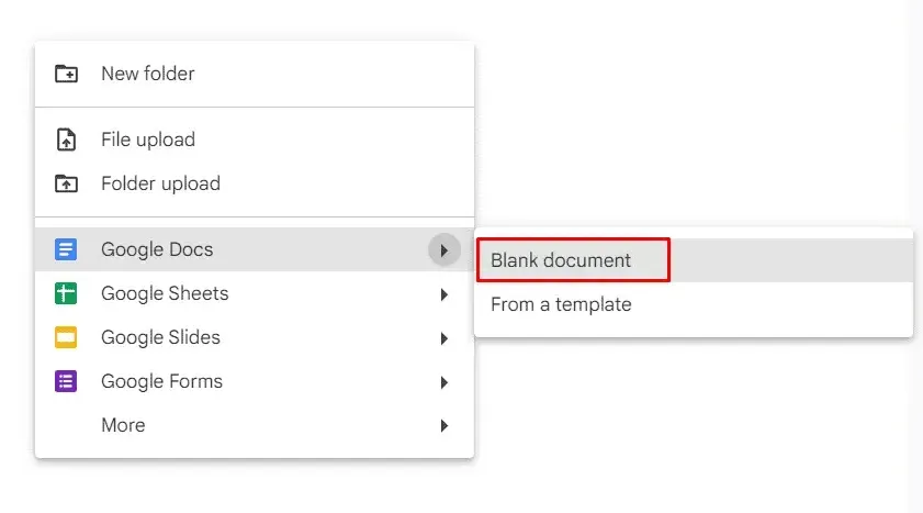 How to Create a Folder in Google Docs