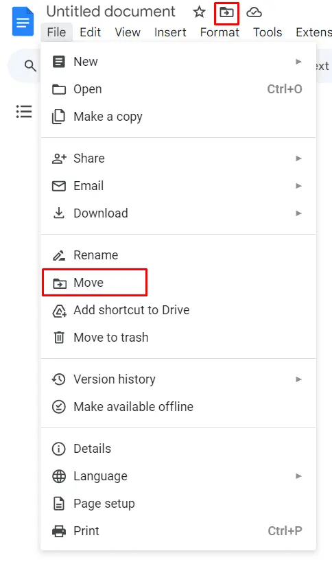 How to Create a Folder in Google Docs