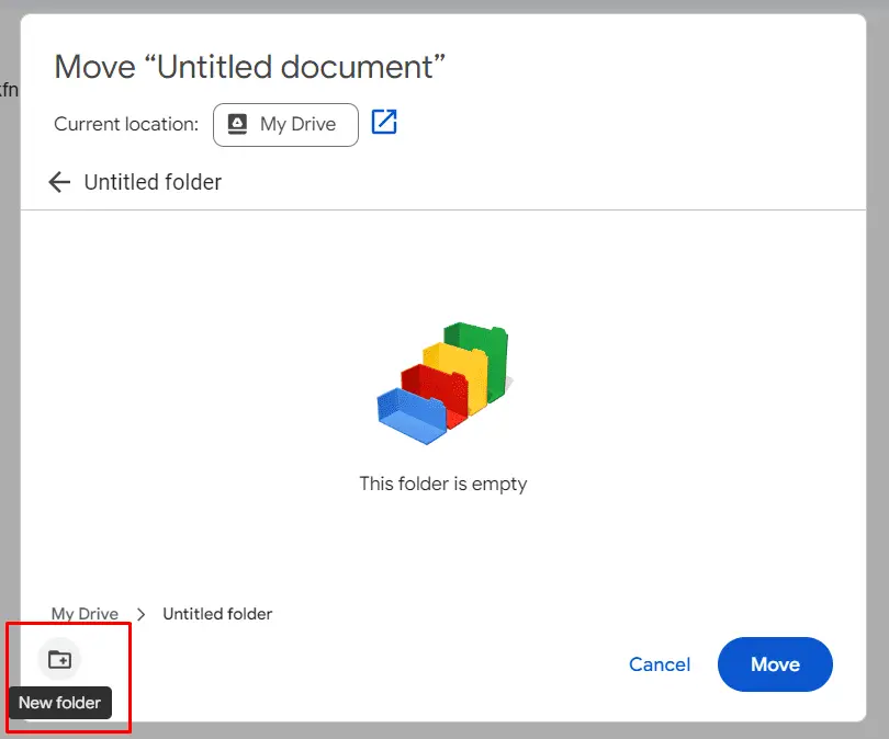 How to Create a Folder in Google Docs