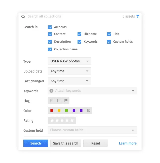 Google Drive asset labeling