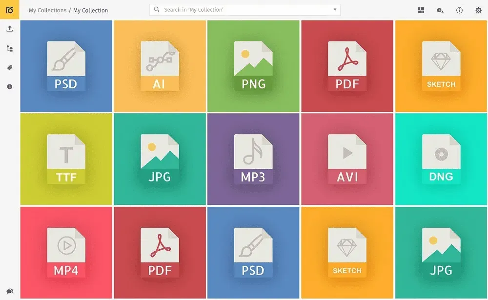 Supported file formats in Pics.io