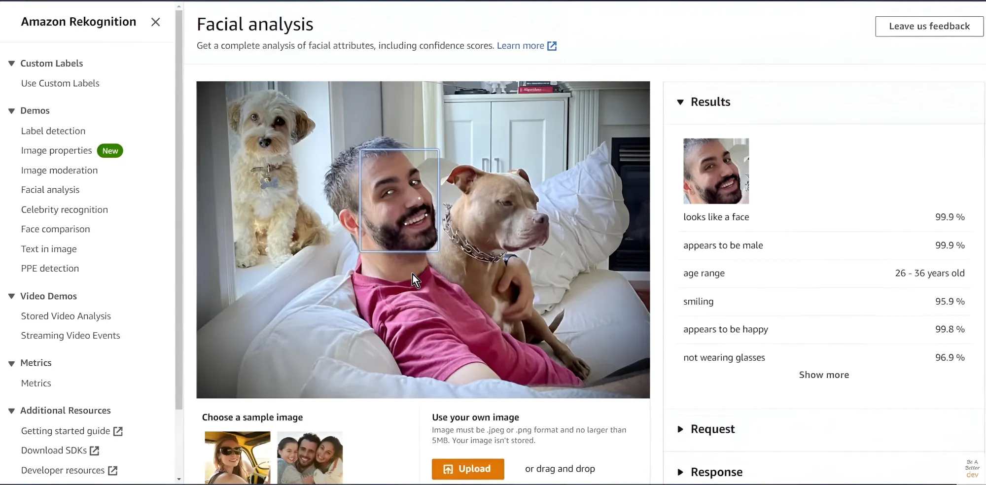 Amazon Photos: best face recognition software