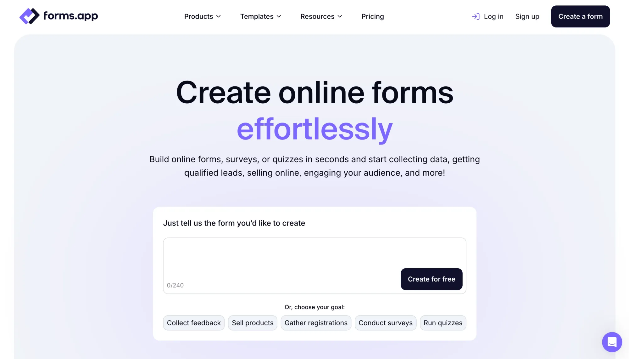 forms.app website
