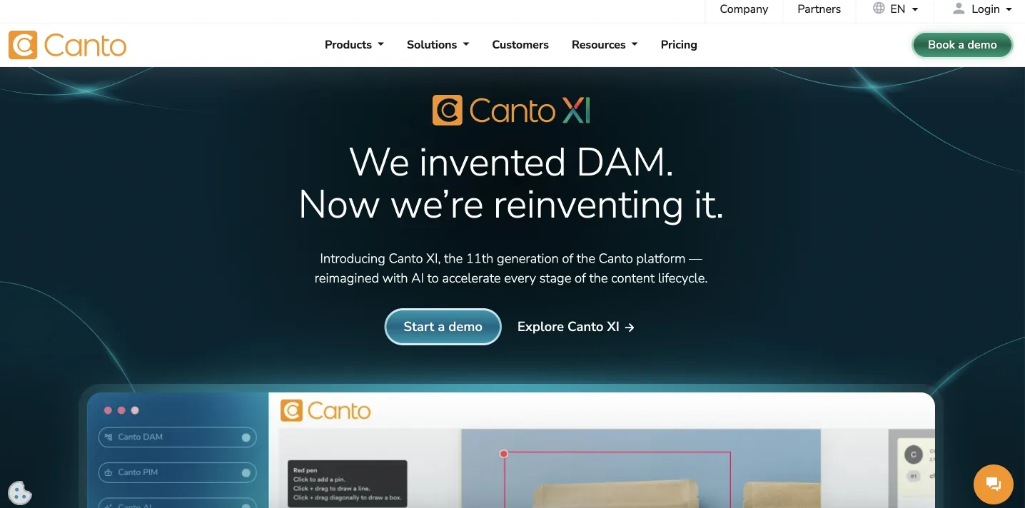 canto website