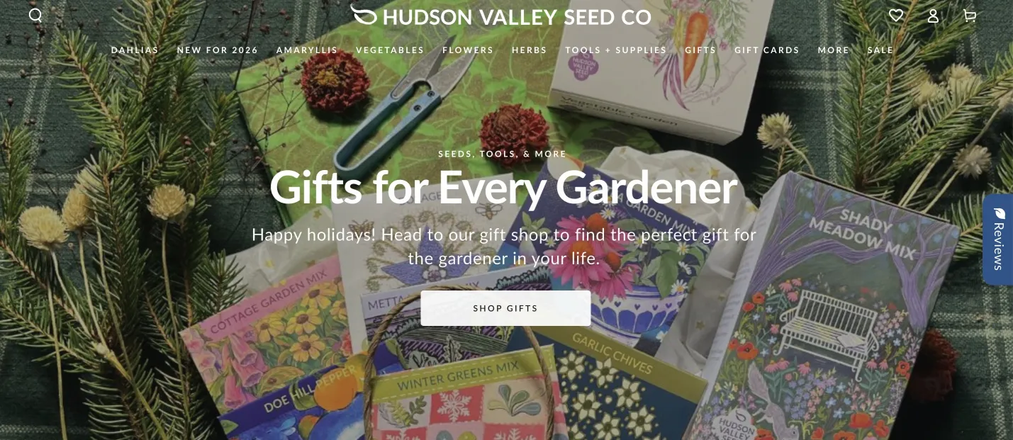 hudson seed website