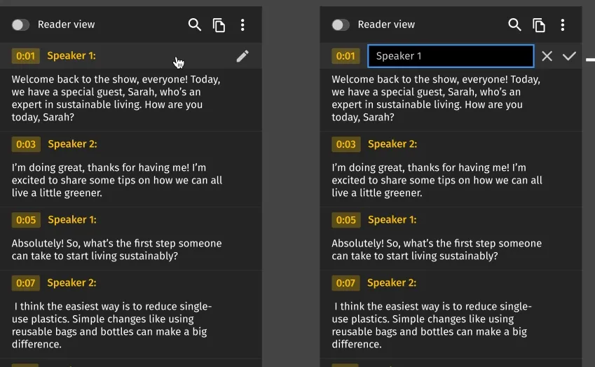 speaker recognition workflow